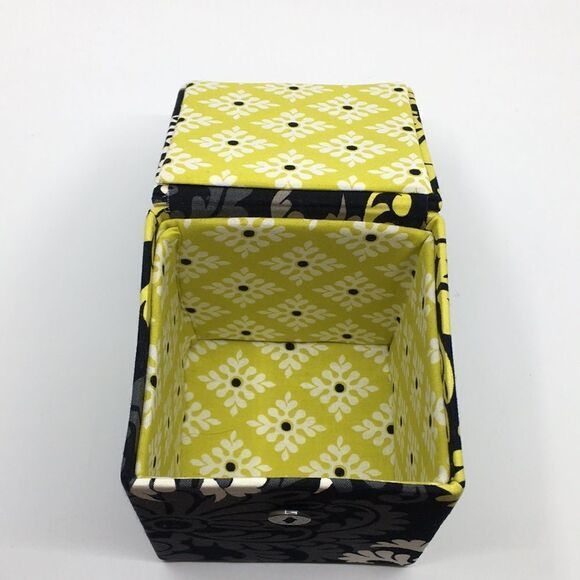 Vera Bradley Baroque fabric ornament storage or trinket box - Picture 8 of 11